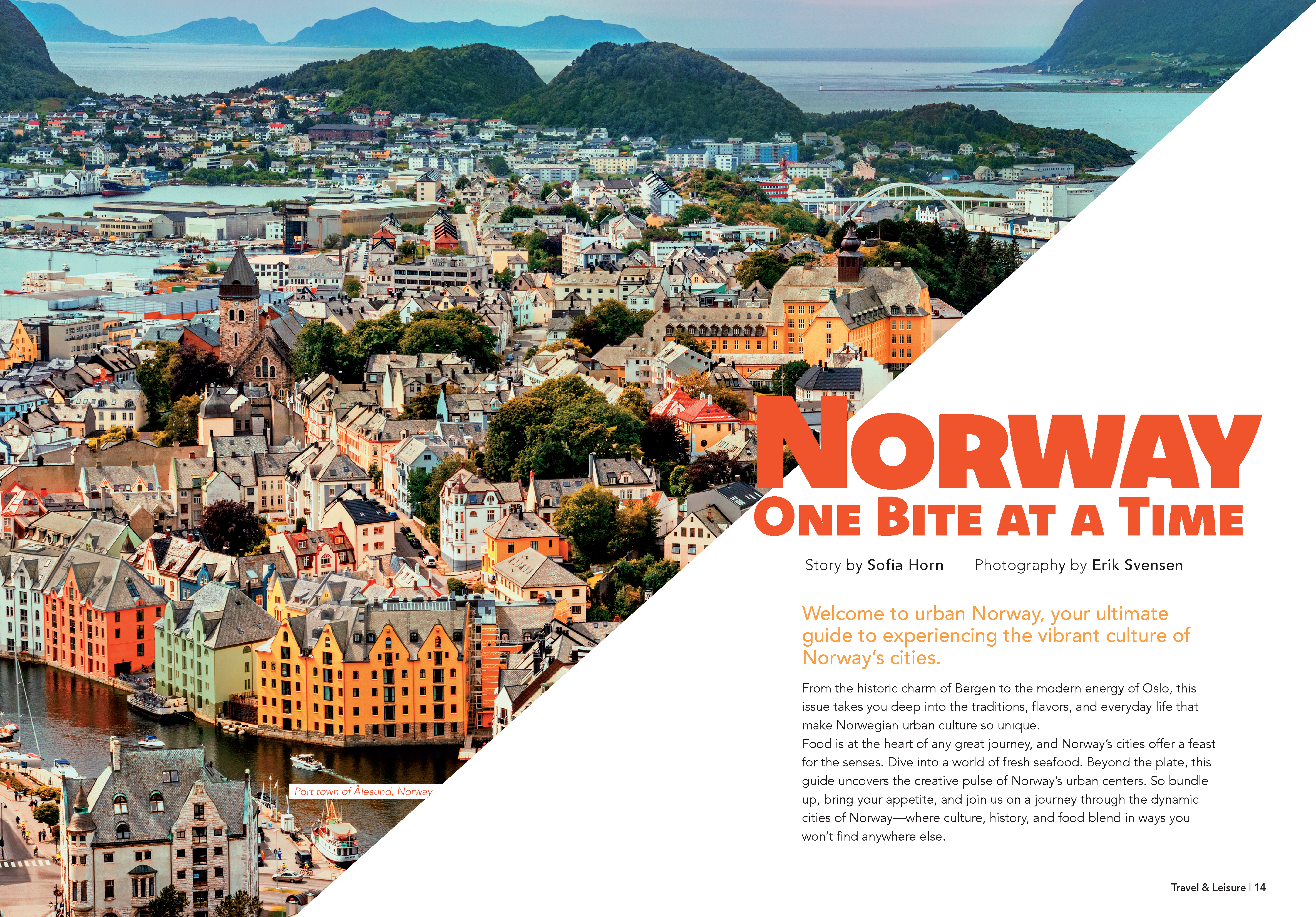 Norway Travel Magazine Spread 1